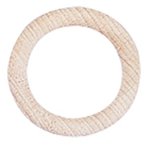 Anneau en bois brut