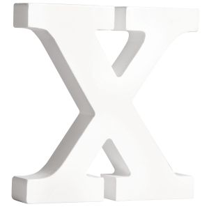 MDF letter   X  , white