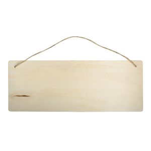 Wood sign Rectangle, FSC 100%
