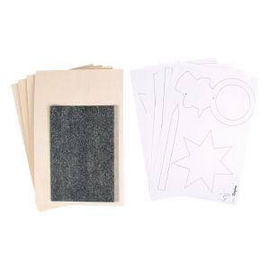 Plywood boards w.templates- Garden decor
