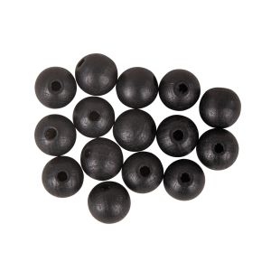 Boules bois percées FSC 100%,mat, ø 10mm