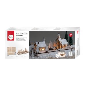 Kit bois 3D,Village alpin,FSC Mix Credit