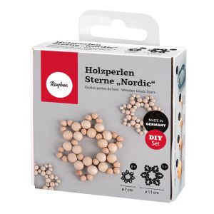 Kit Etoil.perl.bois  Nordic 2x7cm+1x11cm