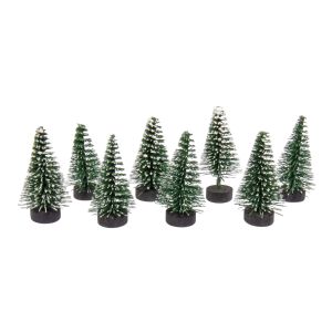 Sapin décoratif enneigé