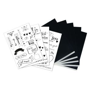 Transferpapier mit Vorlagen Liebe