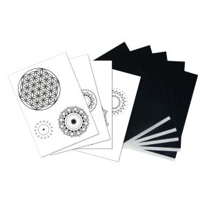 Transferpapier m. Vorlagen Mandalas