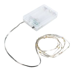 Mini LED string of lights w.wire/timer