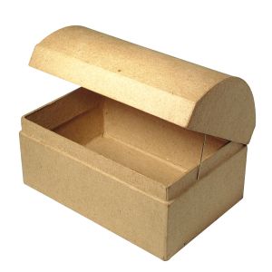 Pappmaché Box: Truhe FSC Recycled 100%