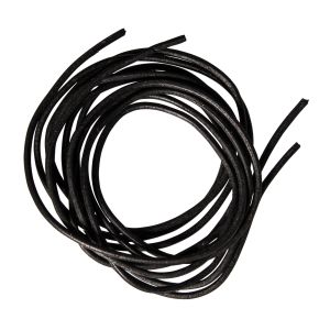 Round laces of calf leather, 2mmø