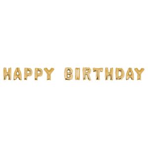 Foil balloons HAPPY BIRTHDAY