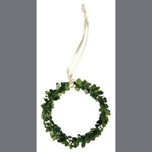 Couronne en buis av. suspension, 7,5cm ø