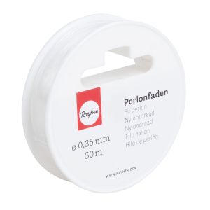 Perlonfaden transparent, 0,35mm ø
