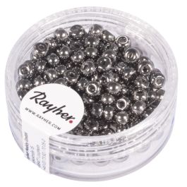 Rayher mélange de rocailles/perles pour broder en verre 8/0 3x2,6mm