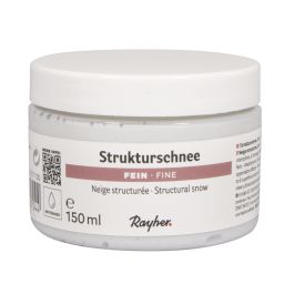 Rayher Neige Structurée Fine Hologramme Blanc - Pot 150 Ml Pour Effets Givrés Et Décorations Noël