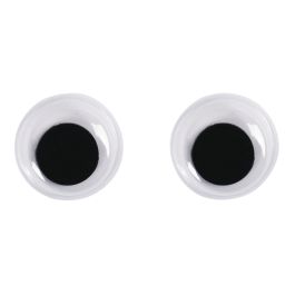 AUGEN Wimpern Plastik Googly Eyes Basteln Puppen 4mm/100 Stk.