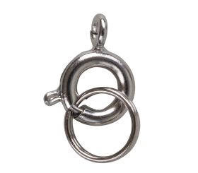 Chain catches with split ring, 7mm ø