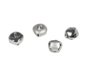 Metal bells, 1.5cm ø, silver