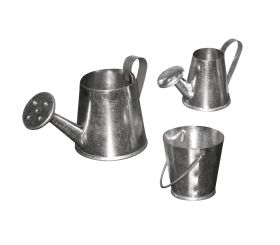 Metal set of pots