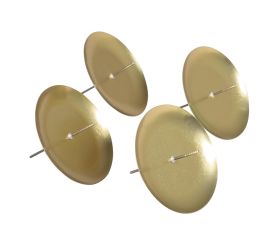 Candlestick for advent, 8cm ø, gold