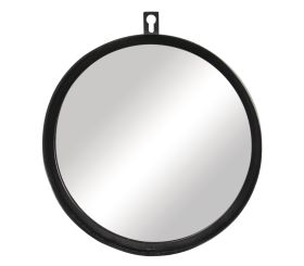 Metal mirror, 18cm ø