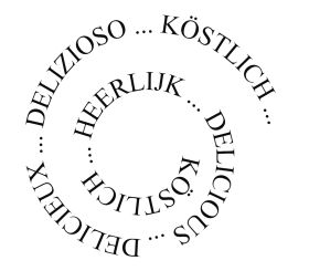 Stempel Spirale Köstlich