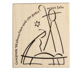 Stamp Gesegnete Weihnachten und...