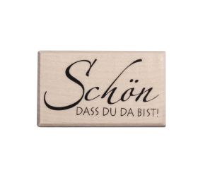 H.- Stempel  Schön, dass Du...