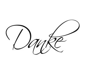 W. stamp  Danke