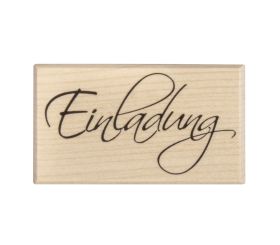 W. stamp Einladung