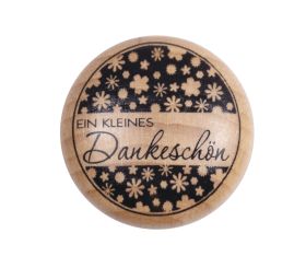Stamp  Dankeschön , 3cm ø
