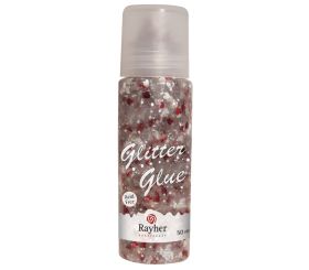 Glitter-Glue Herzchen