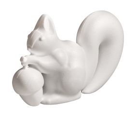 Styrofoam squirrel