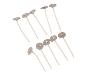 Mèche p.bougie chauffe-plat, cirée