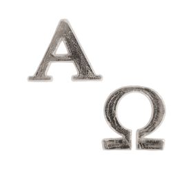 Motif en cire: Alpha + Omega