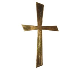 Wachs-Motiv Kreuz Gold