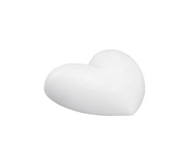 Styropor-Herz, 15 cm, flach