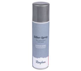 Deco-spray, suitable for styrofoam, silver