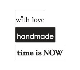 Labels ...love , handmade , time...