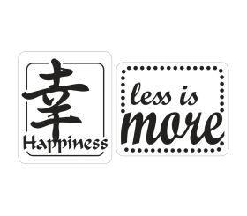 Labels  Happiness ,  less is more