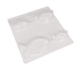 Casting mould: Fishes 4 sizes