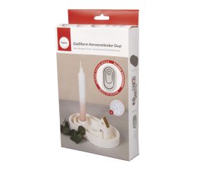 Silikon Gießform Kerzenständer Oval