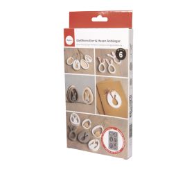 Silikon Gießform Eier + Hasen Anhänger