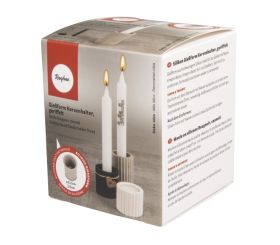 Moule en silicone Bougeoir cannelé