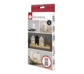 Silicone mould Nordic houses