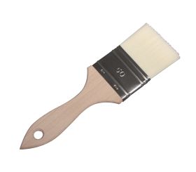 Pinceau synthétique large plat