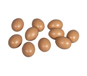 Plastic eggs, 6cm ø