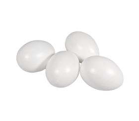 Plastic eggs, 10cm ø