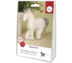 Pailletten Bastelset Pferd Jacqueline