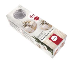 Plastik-Kugeln,facettiert,6er-Set, 8cm ø