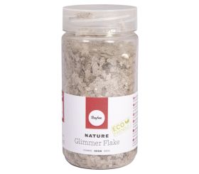 Nature Glimmer Flakes gros, écologiques